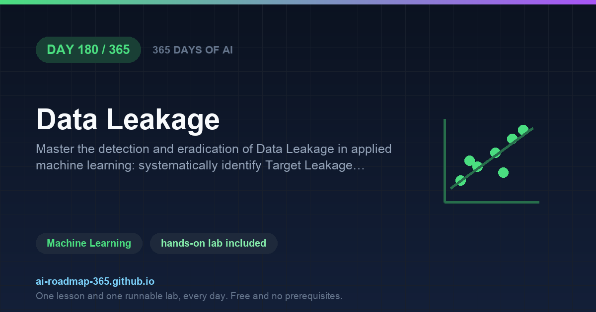 Day 180 of 365 — Data Leakage